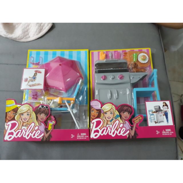 barbie bbq set