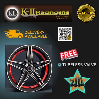 Buy 1pc New K Ii Racingline Sport Rim 1283 Irbp 14 Inch Wheel Axia Myvi Blm Iswara Vios City Online Delivery Pos Post Ship Seetracker Malaysia