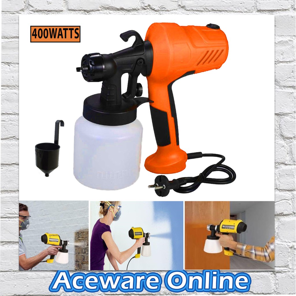 400W Electric Paint Sprayer Gun Airless Paint Spray Machine Shopee