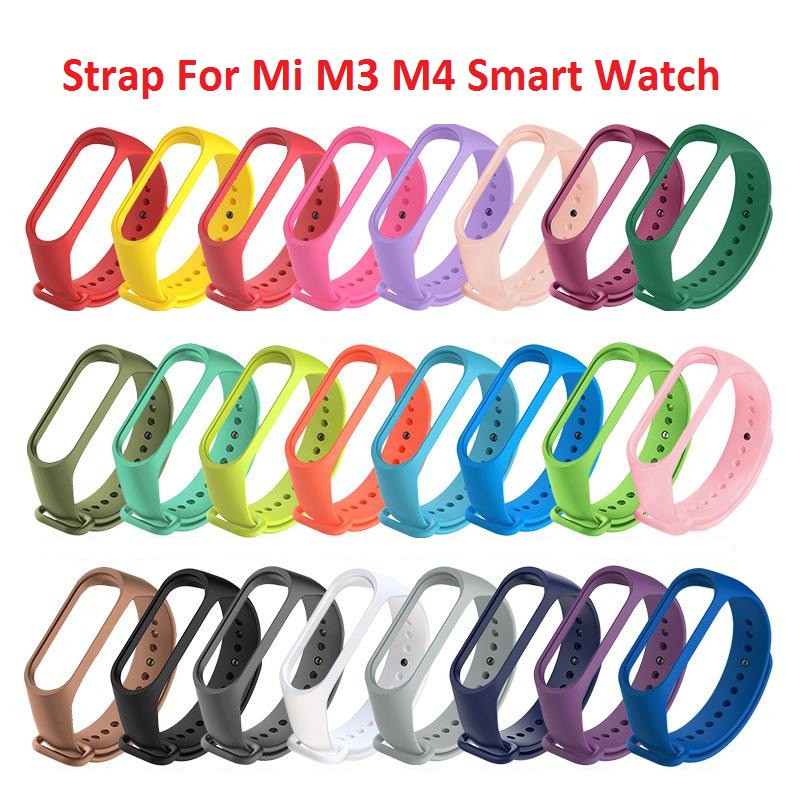 Smart M4 Xiaomi Mi Band Fitness Tracker Sports Pedometer Waterproof Touch Screen Protecting Replacement Wrist Strap
