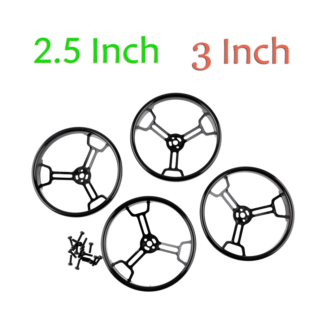 4 PCS 3 2.5 Inch FPV Propeller Protection Ring Duck Cover Guard drone frame Kit For Cinewhoop Micro Drone Quadcopter