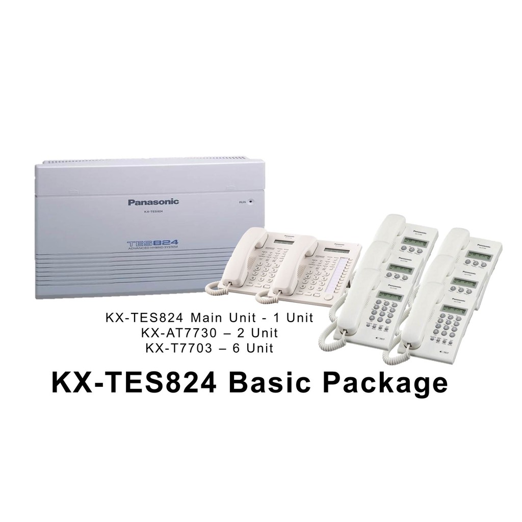 PANASONIC KXTES824 Keyphone System PABX (Basic Package) [For PABX