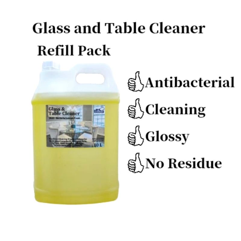 Glass and Table Cleaner 10 Litre Refill Pack Shopee Malaysia