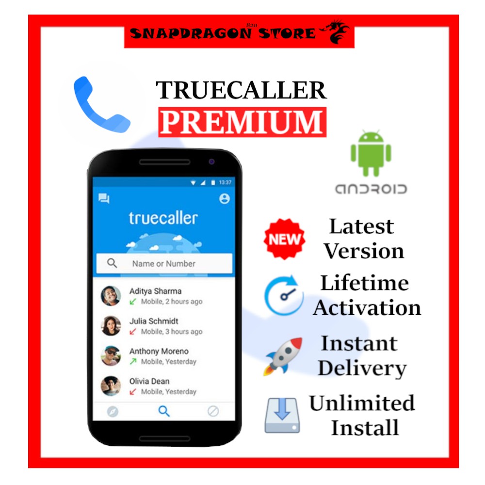 Truecaller Premium The World S Best Caller Id Spam Blocking App Android Apk Shopee Malaysia