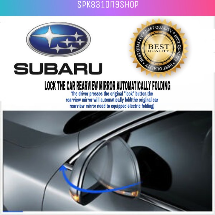 Subaru XV Side Mirror Auto Fold Kit Shopee Malaysia