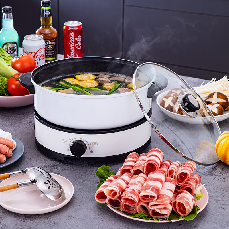 【Kitchen】German electric pan non-stick removable and washable electric skillet cooker