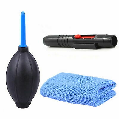 Reliable Have 3in1 Camera Lens Cleaner Equipment Kit Rubber Dust Blower Pen Brush Fabric Wiper - Image 3
