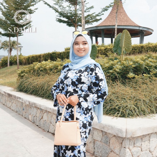 Kurung Kedah (No Poket) Cassie Cotton Murah Kurung Printed Kualiti Baik