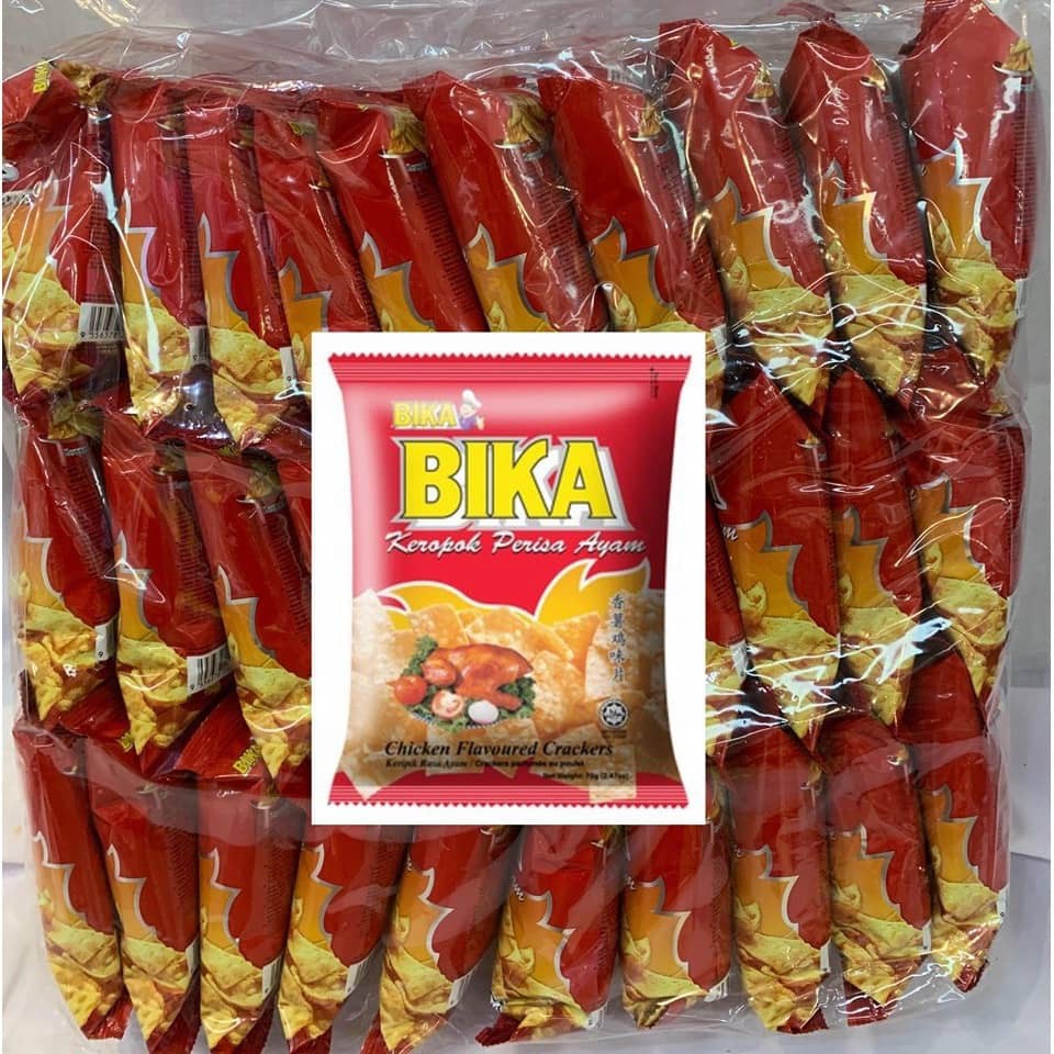 BIKA KEROPOK AYAM PERISA 12G X 30PACKS | Shopee Malaysia