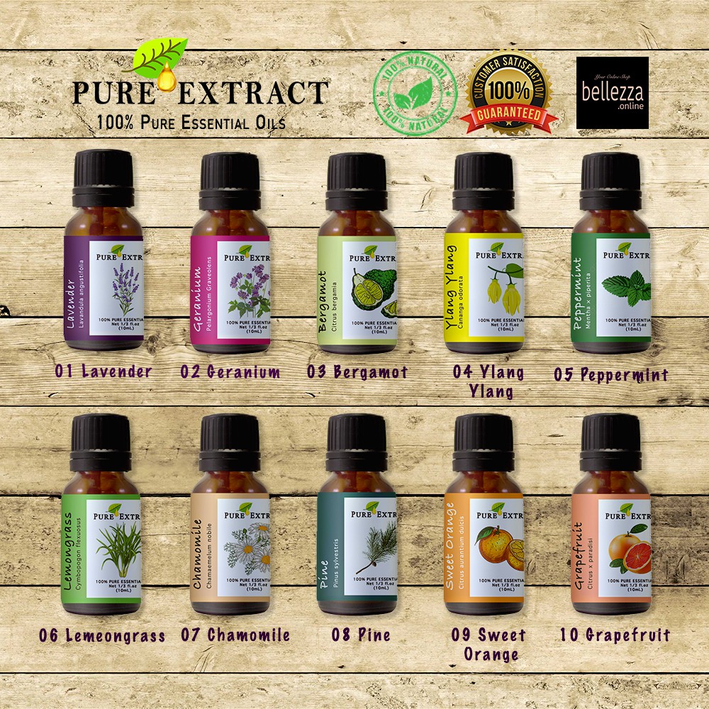 Pure Extract Essential Oil 10ml [READY STOCK] Shopee Malaysia