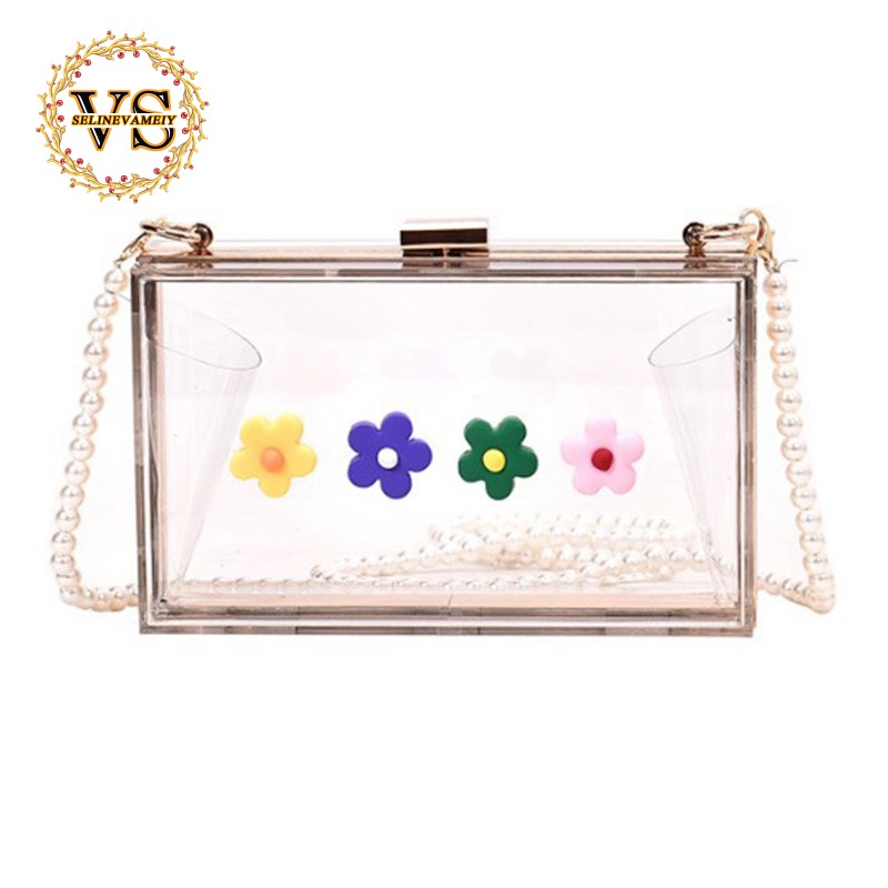 plastic clutch purse