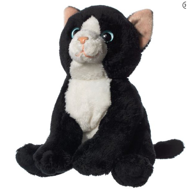 black cat soft toy