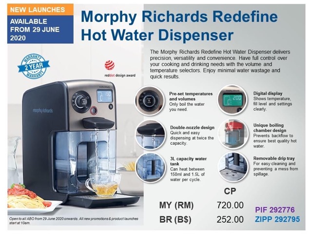 morphy richards water boiler