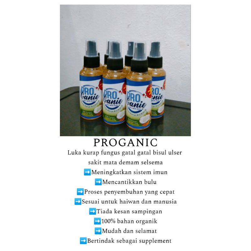 Hot Item Proganic Spray Luka Kurap Kucing 100ml Shipping 24hours Shopee Malaysia