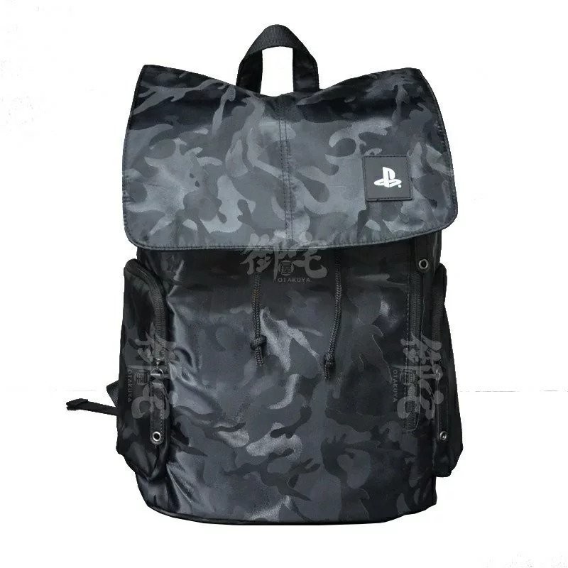 Ps4 Sony Playstation Black Camo Backpack Casual Bag Official Waterproof Shopee Malaysia - black camo roblox