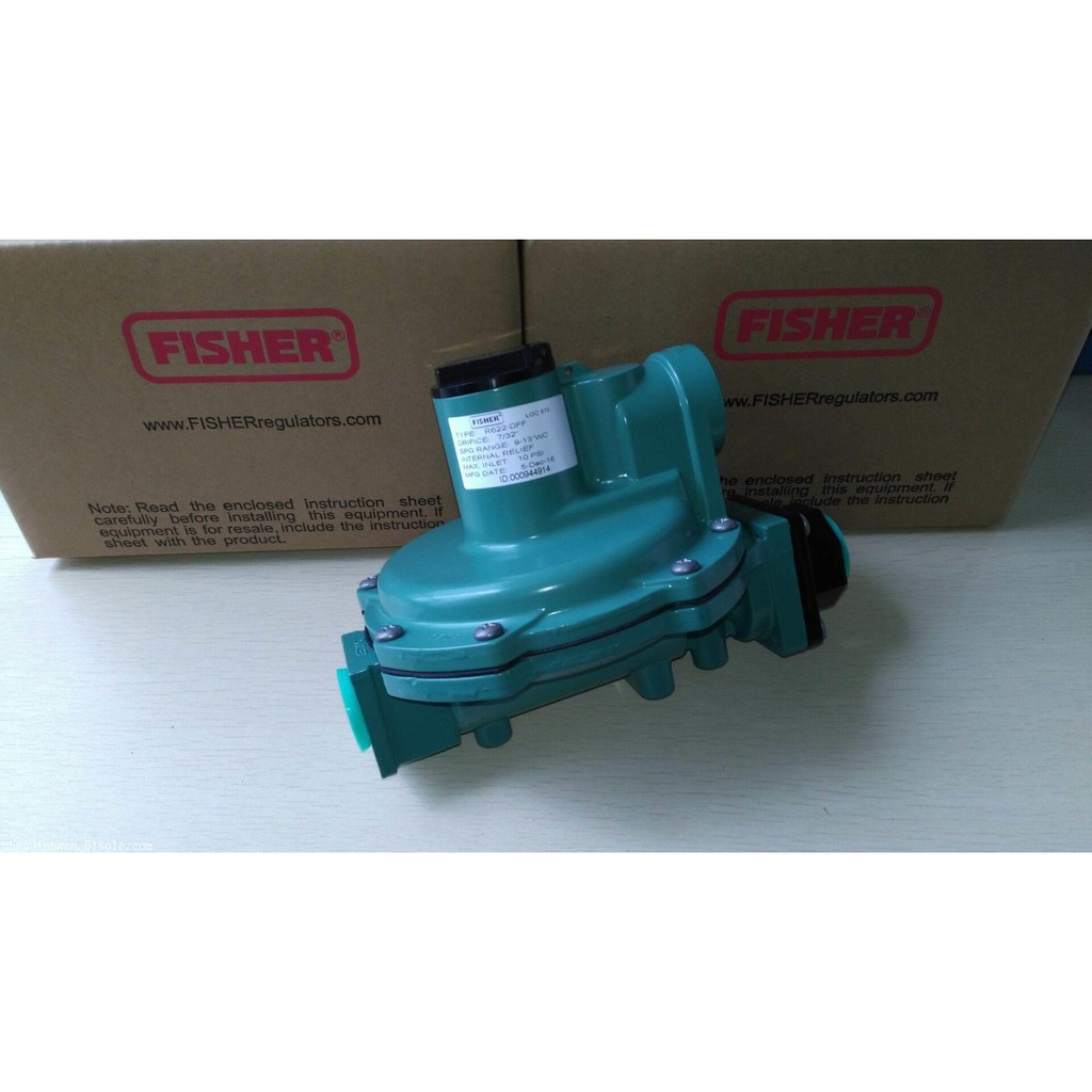 Natural gas/LPG pressure regulator FISHER R622-DFF ...