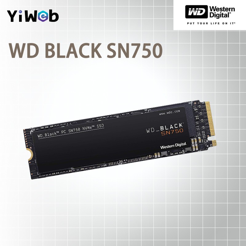 Western Digital Wd Black Sn750 Nvme Ssd Gaming Ssd Gen3 Pcie M2 2280 Shopee Malaysia