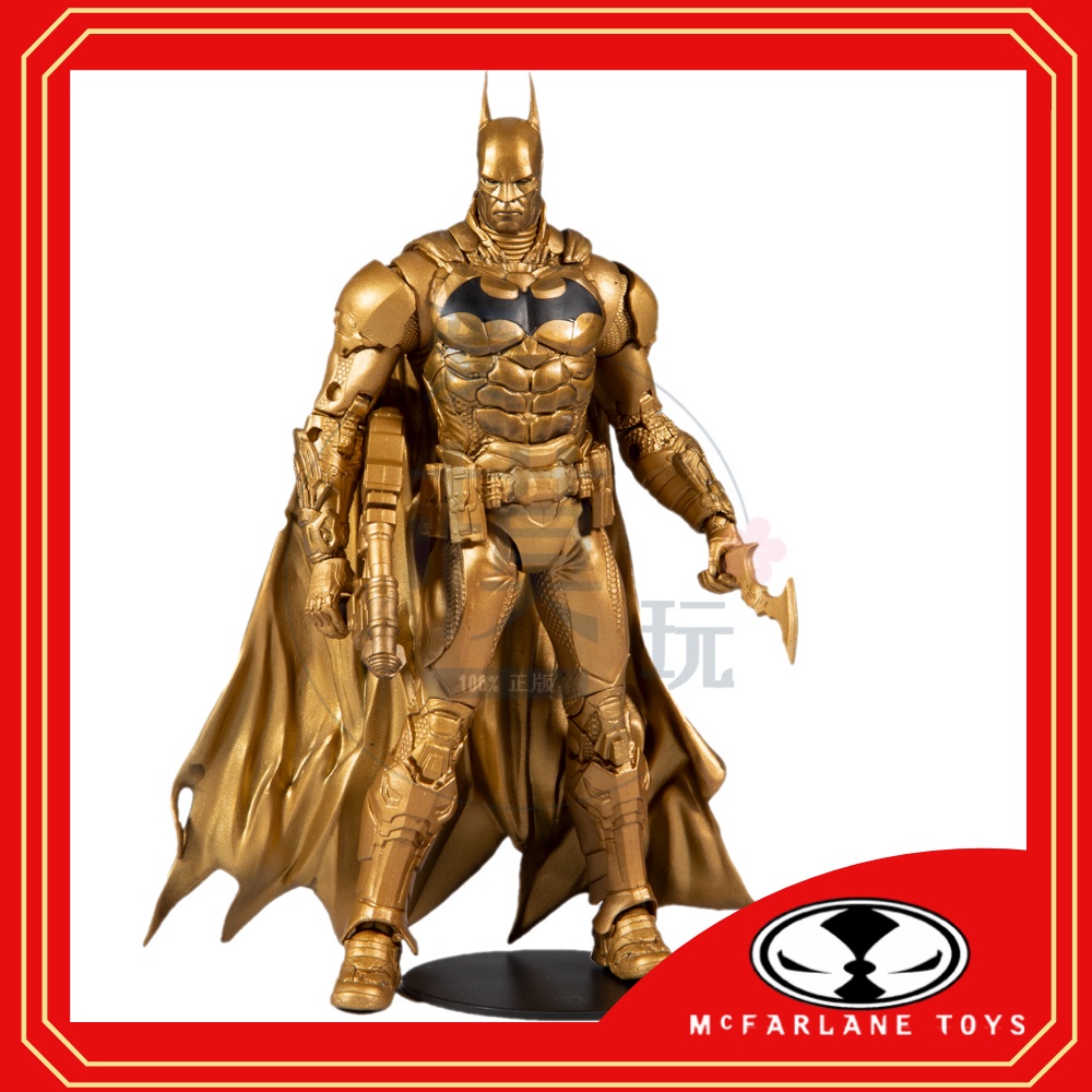 McFarlane BATMAN ARKHAM KNIGHT Bronze / Gold edition | Shopee Malaysia