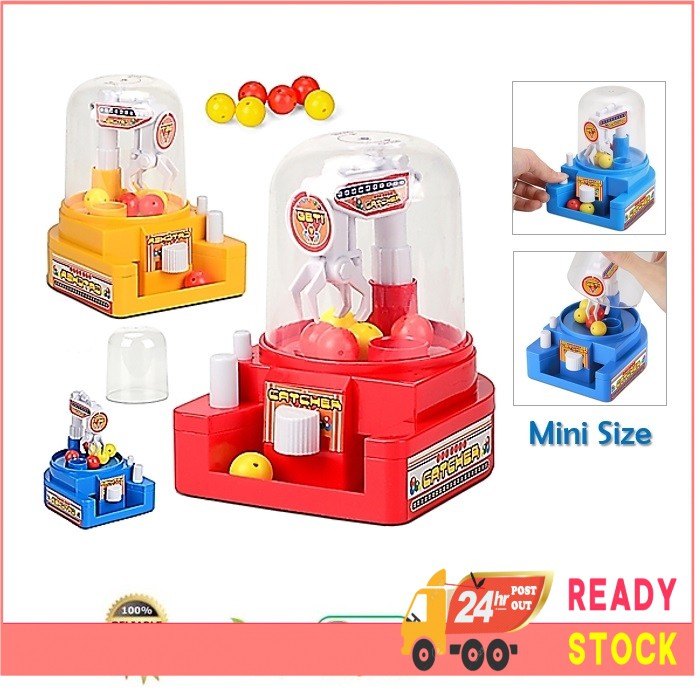 Kids Mini Ball Candy Ball Catch Machine Manual Catch Game Toy Catching