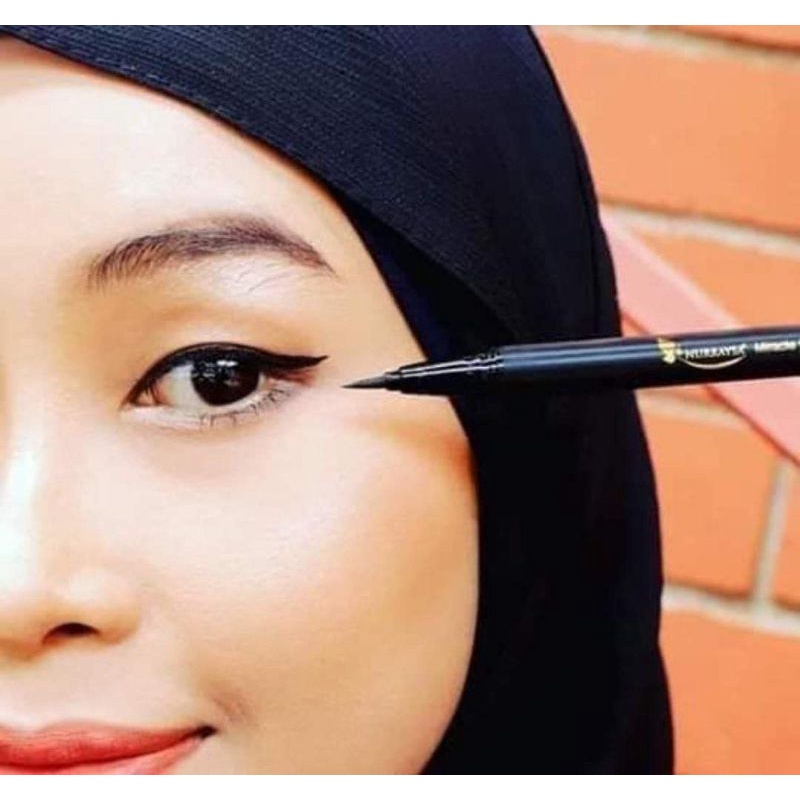 CELAK EYELINER NURRAYSA HALAL BERSIH MUDAH KOSMETIK MESRA WUDUK