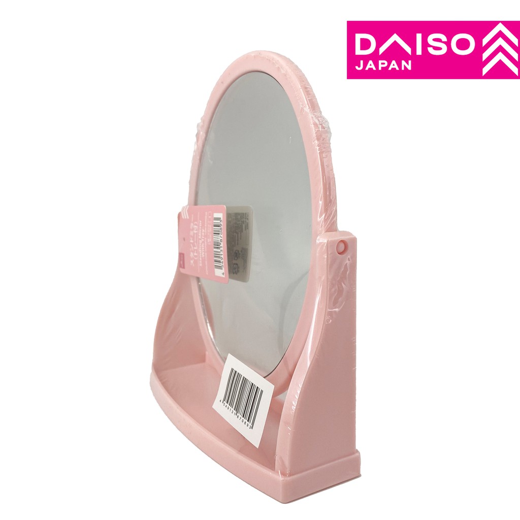 DAISO Standing Mirror With Tray ( Two Side Mirror ) Shopee Malaysia