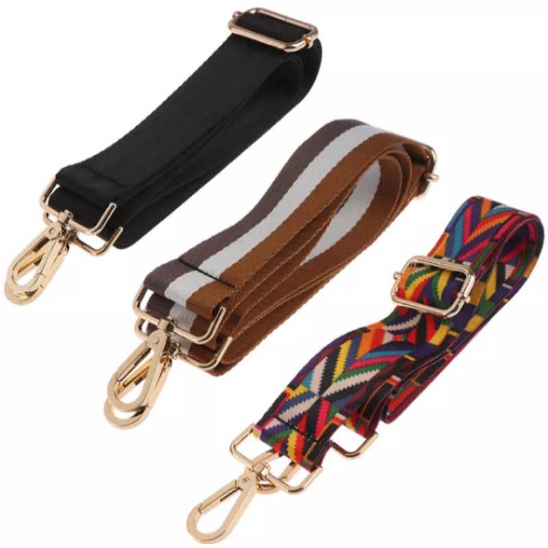 🇲🇾Multicolor Bag Strap for Sling Bags Wide Straps for Bag Belt Replacement Nylon Straps Bag Accesssory. Tali sling beg