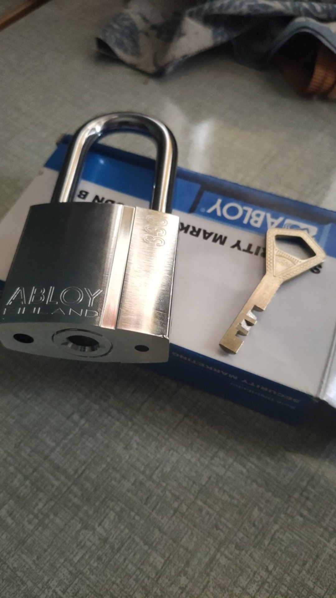 ABLOY GENUINE PL330/25 48MM MEDIUM STRENGHT BRASS PADLOCK (FINLAND ...