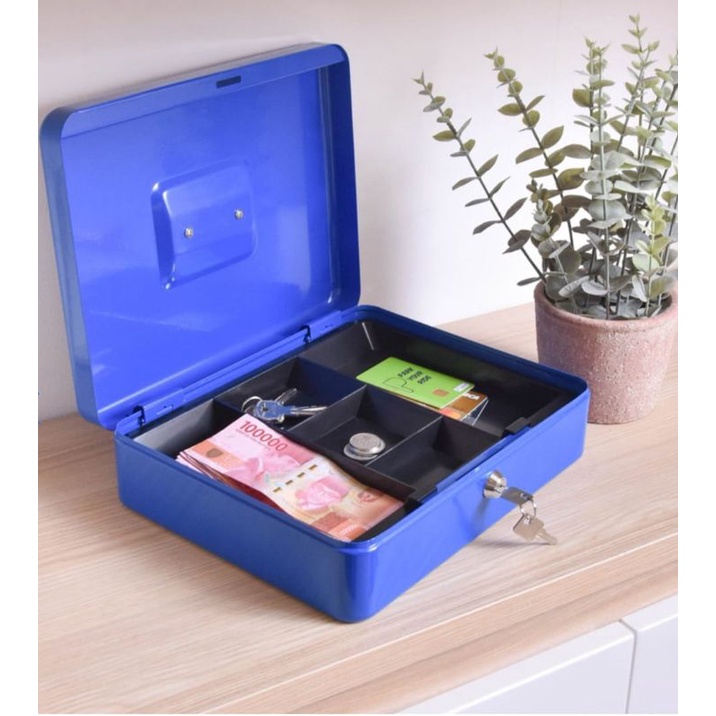 Krisbow cash box Money Storage box 30 cm Shopee Malaysia