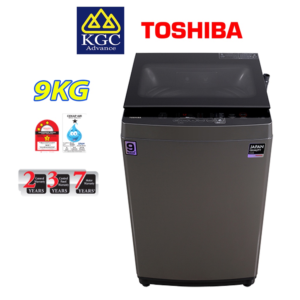 Toshiba Top Load Washing Machine Black (9kg) AWJ1000FM (SG) Shopee Malaysia