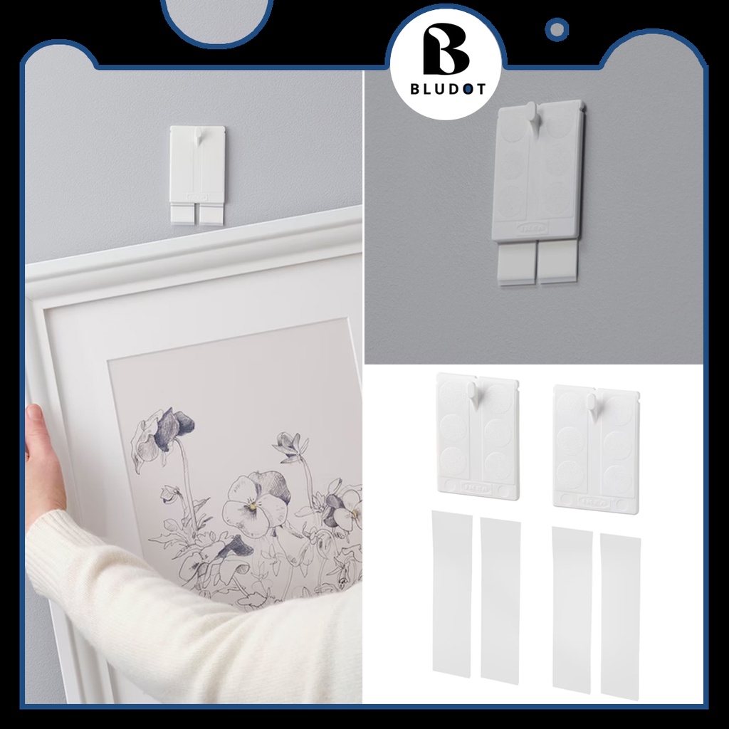 IKEA HOOK ALFTA ADHESSIVE HOOK FOR FRAME HOOK TAPE CANGKUK UNTUK