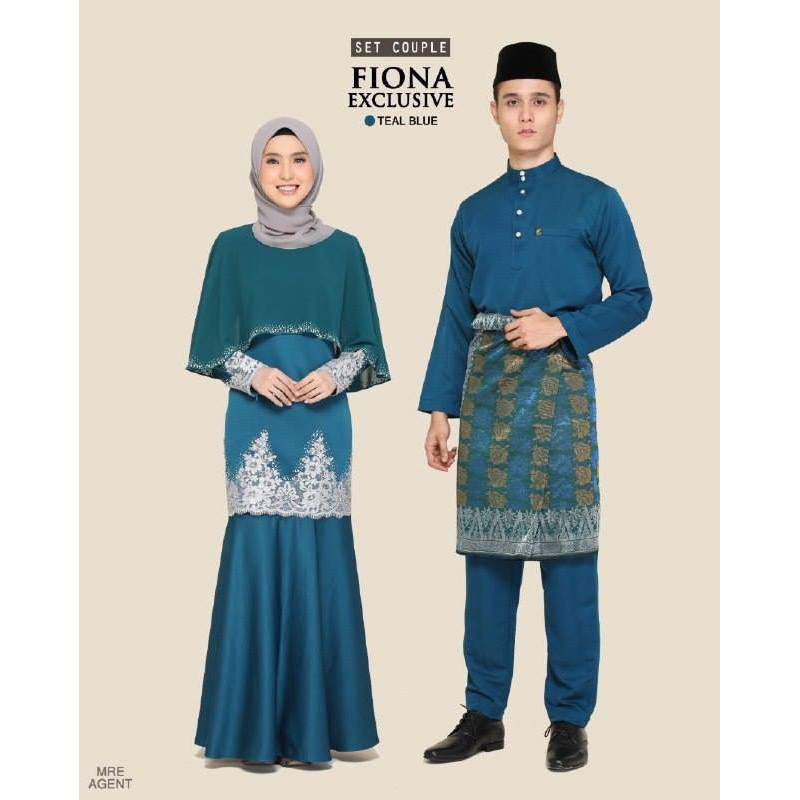  BAJU  RAYA  2022  BAJU  SET SEDONDON COUPLE FIONA EXCLUSIVE 