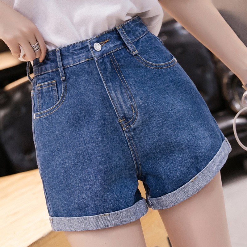 slimming jean shorts