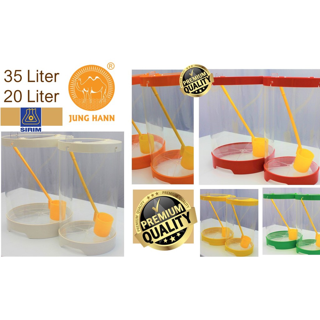 1+1 (35L +20L) Balang Air Tebal Cap Unta Jung Hann Food Grade Drinks Dispenser Tong Pasar Malam