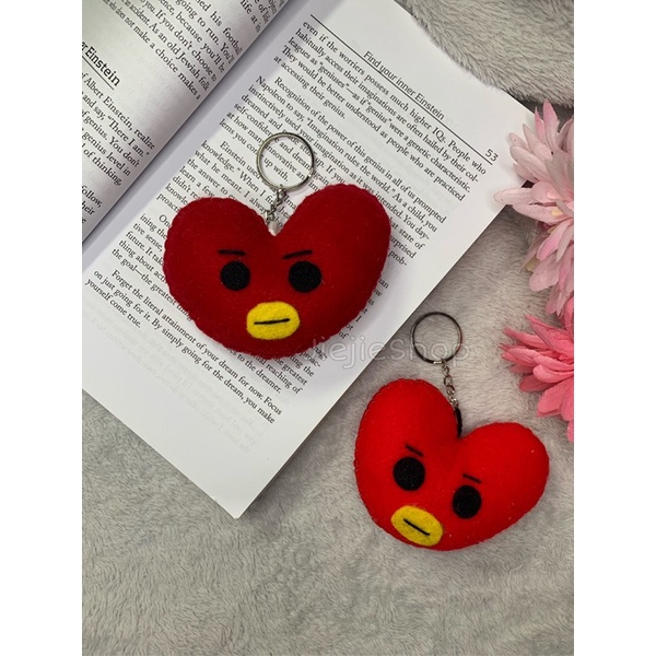 BTS TATA BT21 Tata Korea Felt keychain Shopee Malaysia