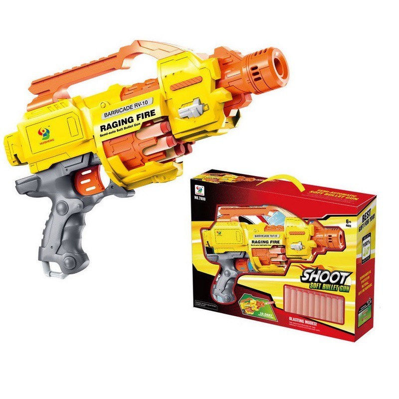 Semi-Automatic Soft Bullet Darts Nerf Gun with Rapid Fire ...