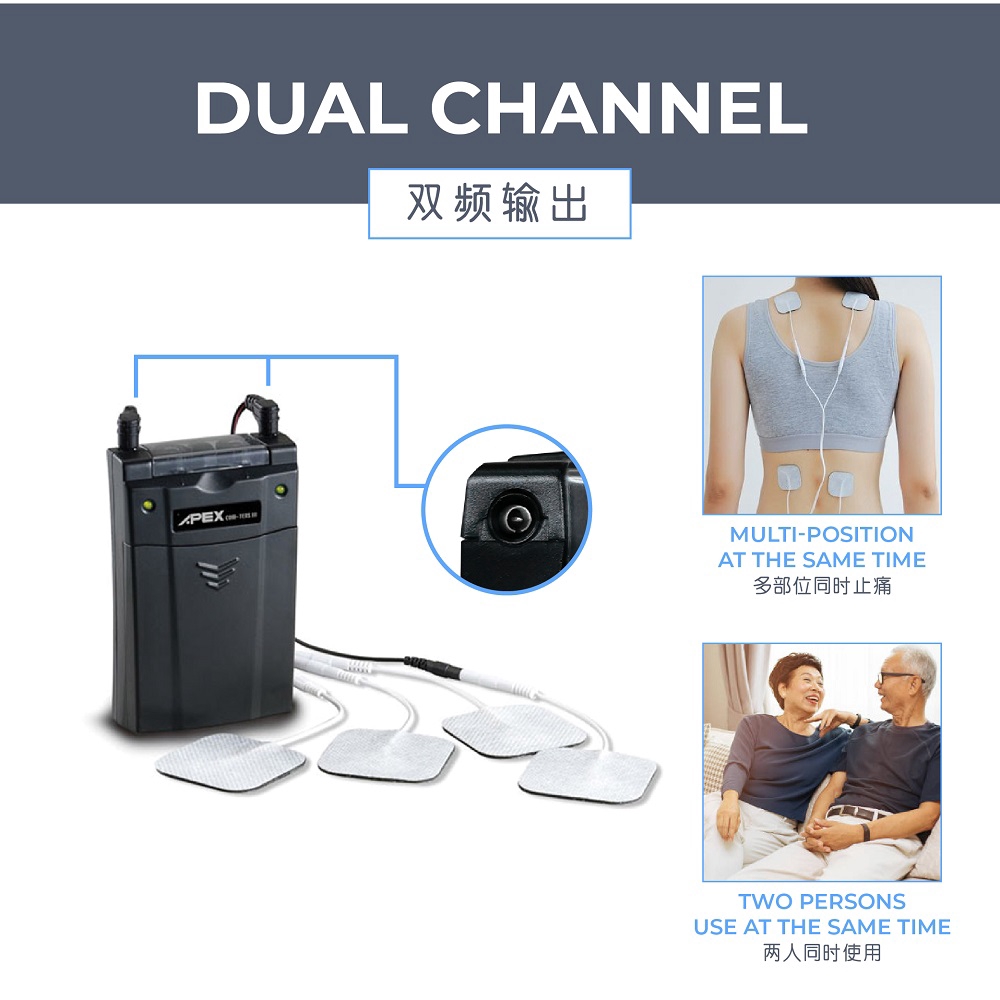 Alpro Pharmacy Exclusive Apex Com Tens Iii Pain Relief Device Shopee Malaysia