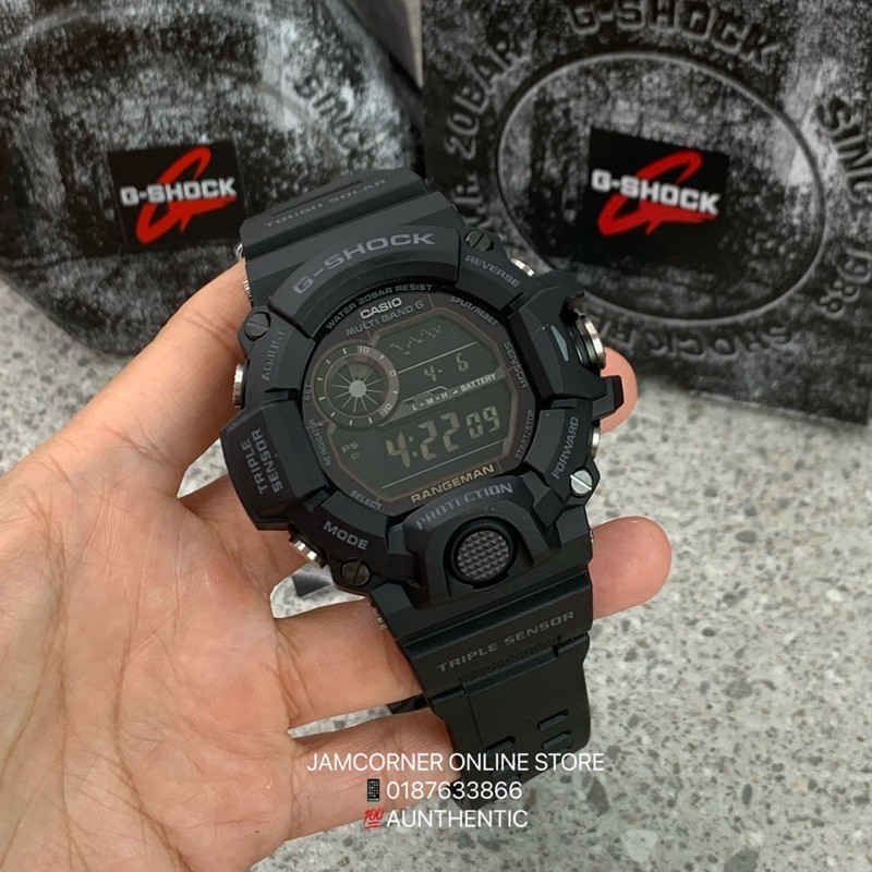 100% ORIGINAL CASIO G-Shock GW-9400-1B Rangeman Black Out | Shopee Malaysia 100% ORIGINAL CASIO G-Shock GW-9400-1B Rangeman Black Out | Shopee Malaysia