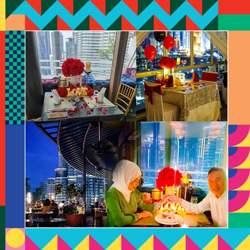 Skydining Candle Light Dinner at Kuala Lumpur Shopee Malaysia