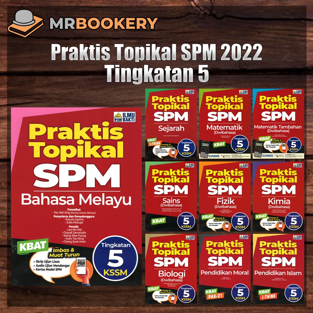 Mrbookery Buku Latihan Praktis Topikal Spm Kssm Tingkatan 5 2022 Shopee Malaysia 