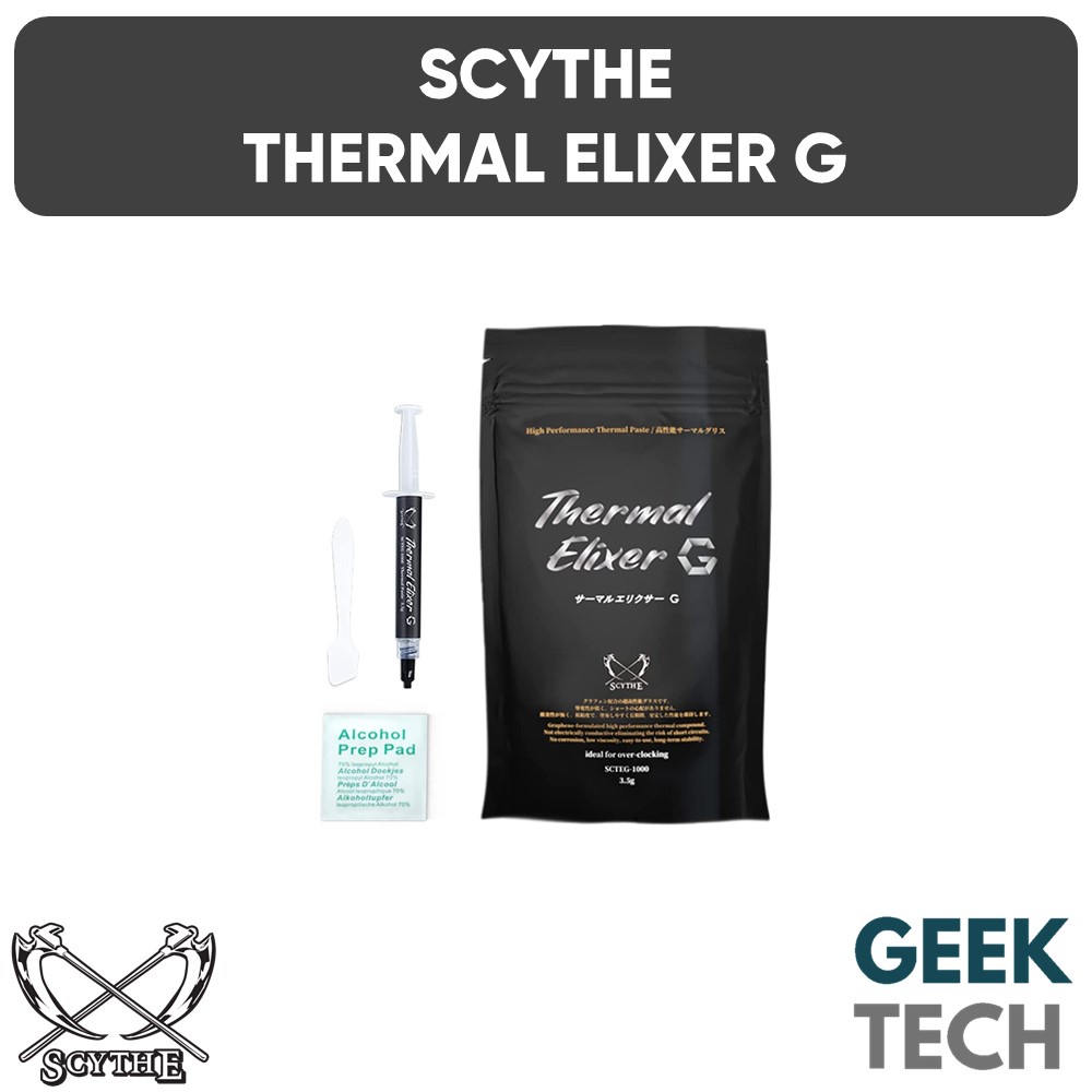 SCYTHE Thermal Elixer G High Performance Thermal Paste 3.5g Unique Formula with Graphene/11 W