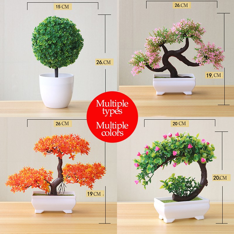 Decoration Artificial Plants Mini Creative Bonsai Flower Tree