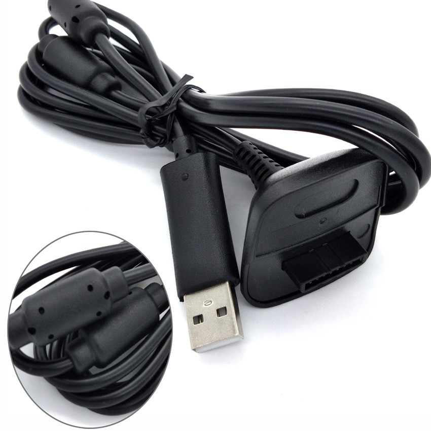 Xbox 360 Wireless Game Controller USB Charging Cable Without The