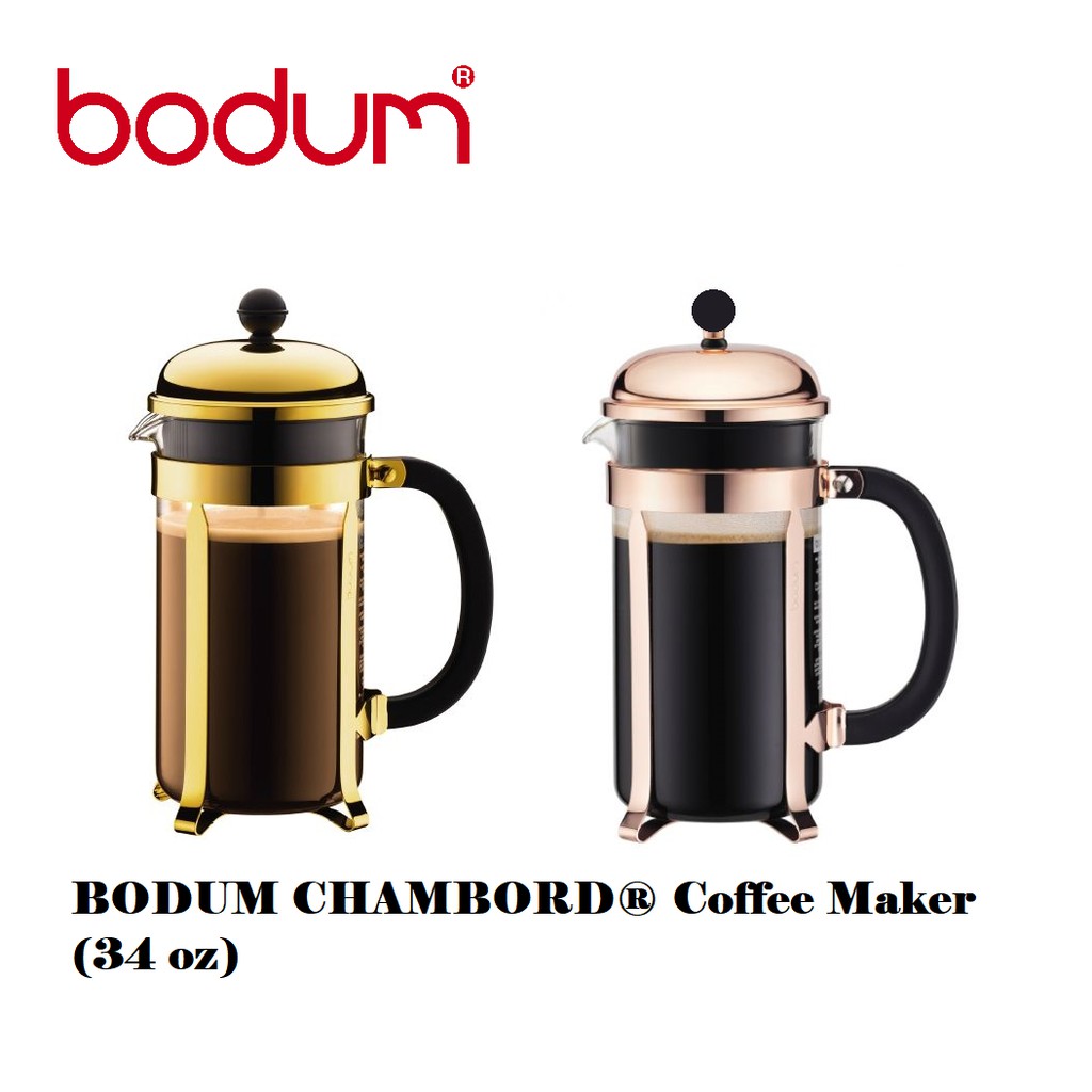 Bodum Chambord French Press Copper 1l Coffee Press Bodum Betyonsei