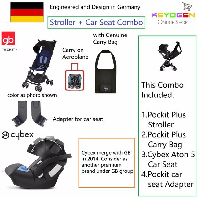 gb pockit stroller dimensions