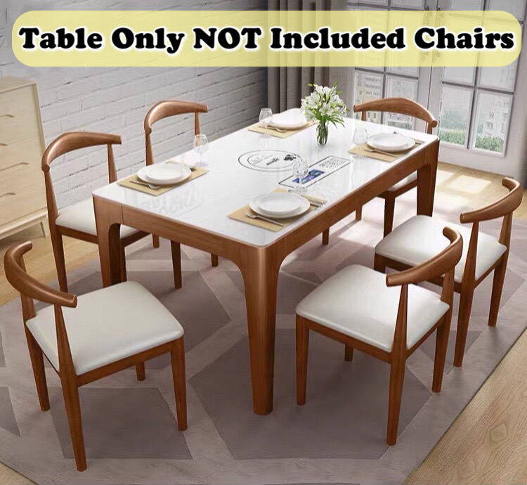 Shopping 1.35M Electromagnetic Cooking Table Stove Solid Wooden Household Dining  Table With Induction Cooker | Shopee Malaysia