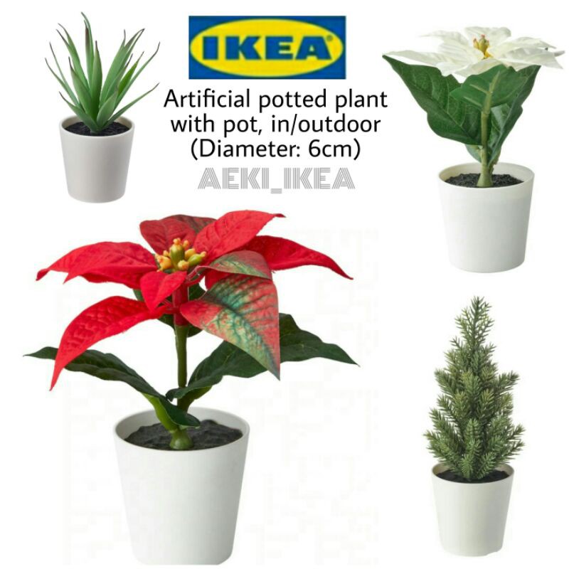 Buy Artificial potted plant with pot, in/outdoor/ Pokok krismas 