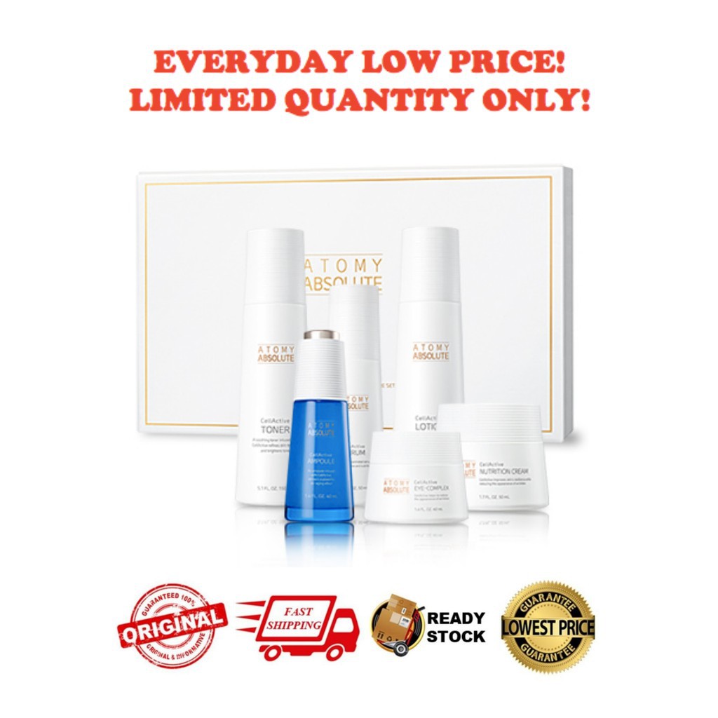 Atomy Absolute CellActive / Cell Active Skincare toner/lotion/Ampoule/Serum/Eye Cream/Cream