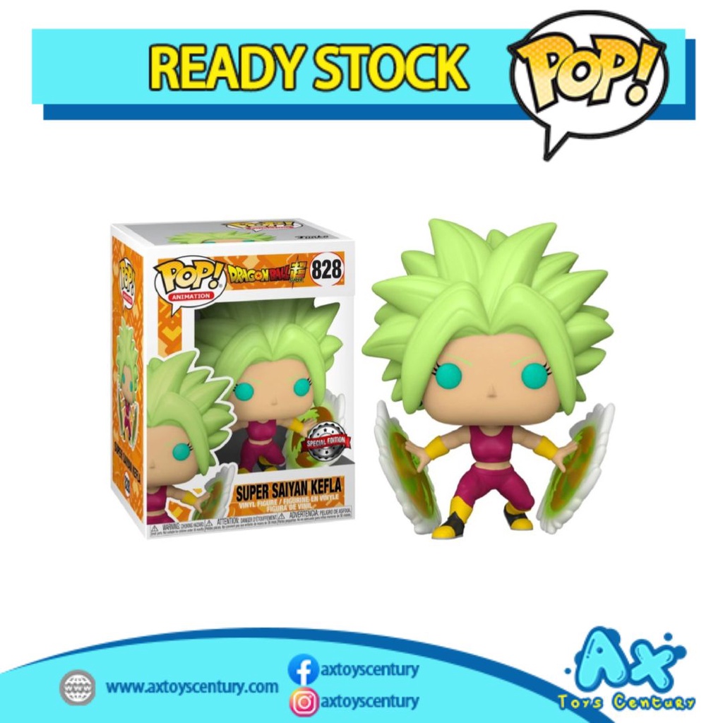 Funko Pop! Animation: Dragonball Super - Super Saiyan Kefla #828 Special Edition 100% Genuine