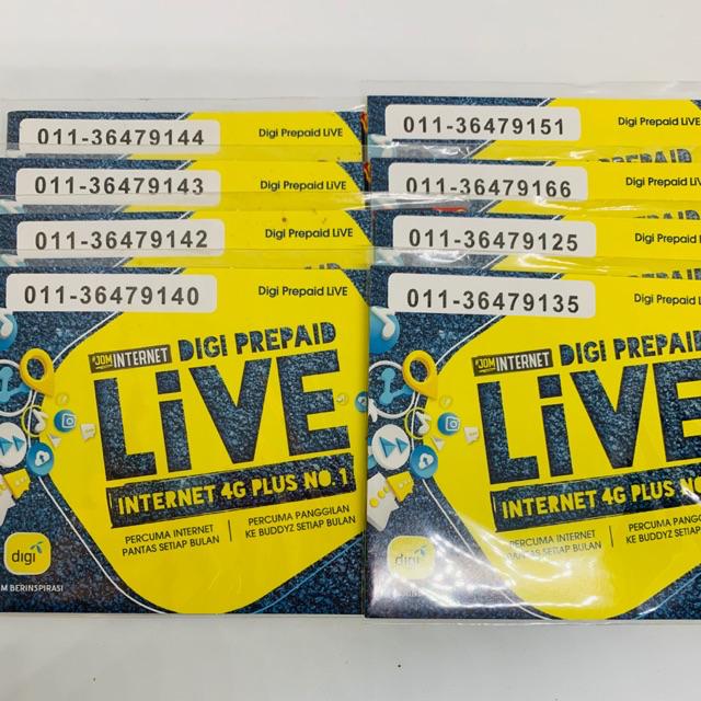 DIGI - Internet Cili Padi - Digi Prepaid  Shopee Malaysia