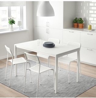  Ready Stock Ikea  melltorp 125cmx75cm table Meja  Makan 